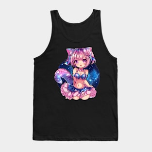 Anime catgirl Tank Top